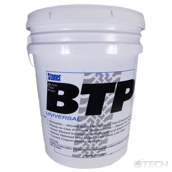 Stoner Water Base Black Tire Paint 5 gallons - Chemicals