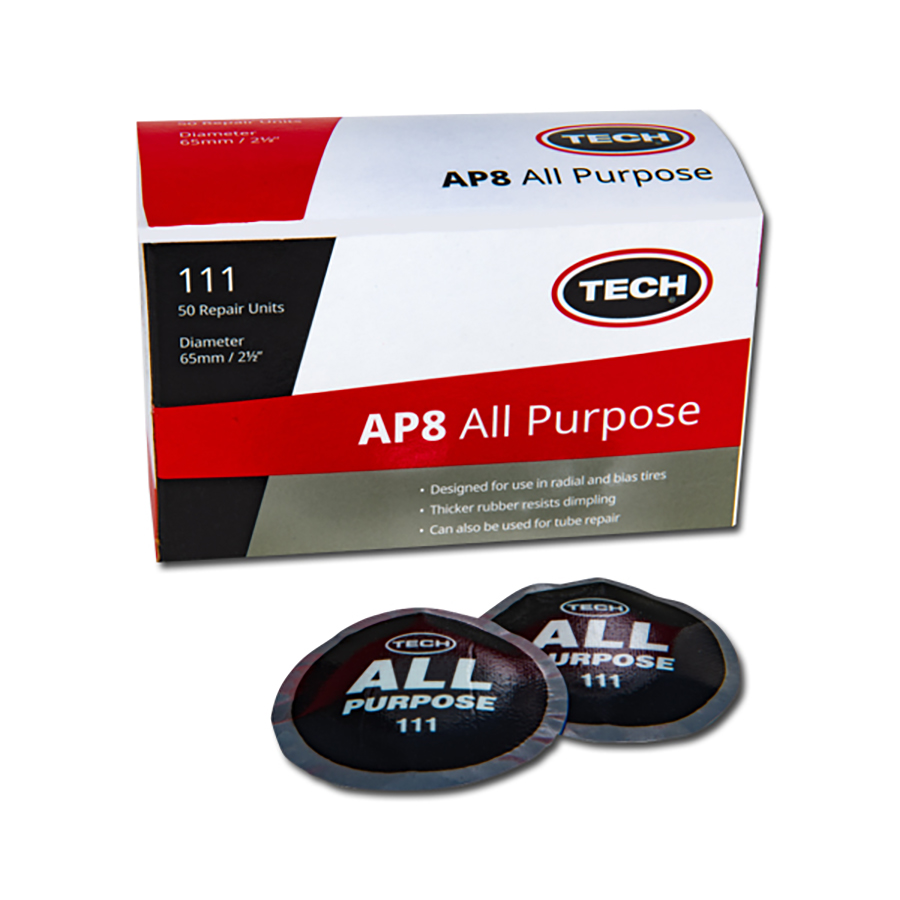 Tech Round All Purpose Repair 2-1/2" dia. 50/Box - Universal Repairs
