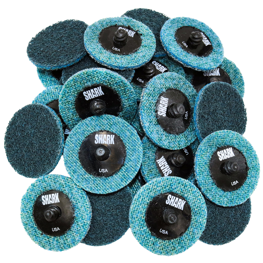 Shark 2" Fine Surface Prep Discs Blue  25/Pk - Miscellaneous