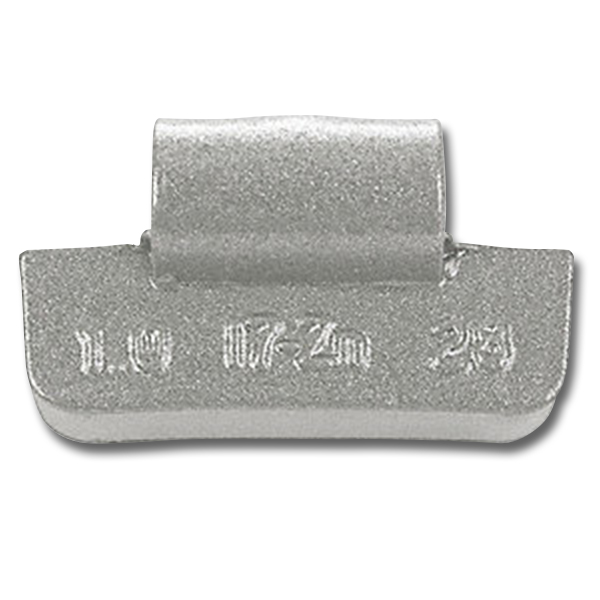 Zinc Wheel Weight 4.00 oz. I7 Type Truck Coated 25/Box - Knock-On - Zinc Coated