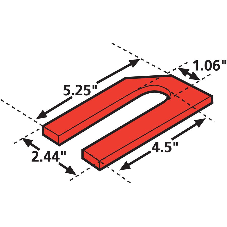 Prevost Shim 1/32" Thick - Parts