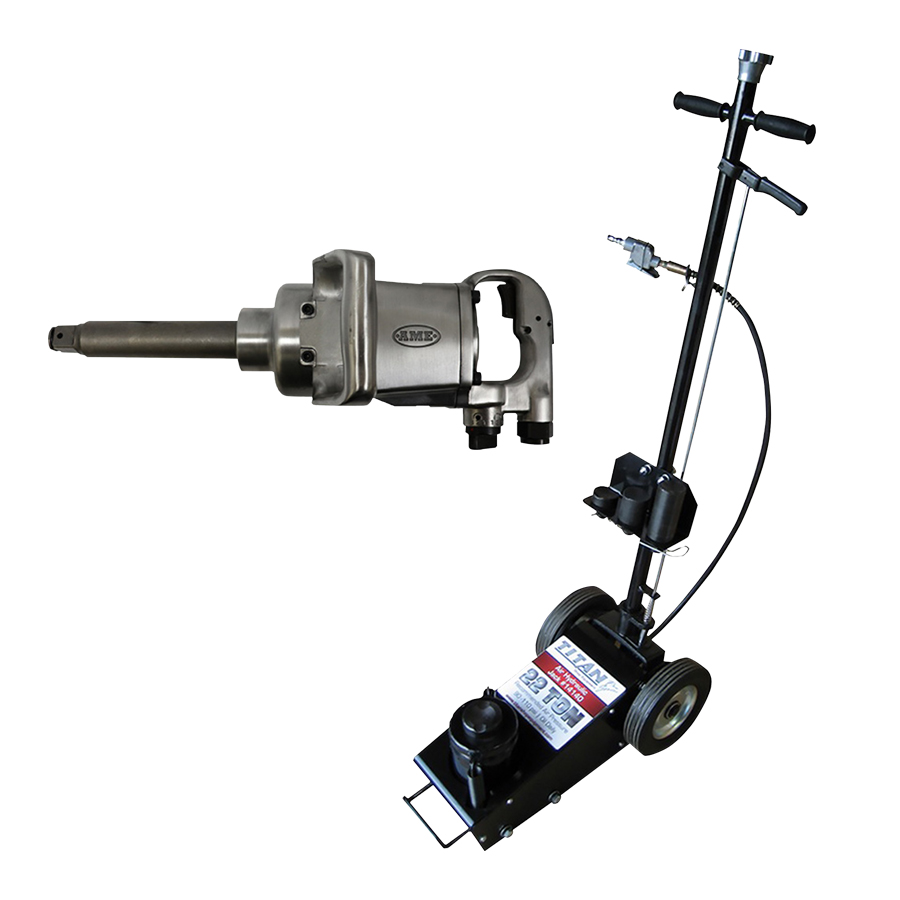 AME 22 Ton Air Hydraulic Jack With FREE 1" Impact - Air-Hydraulic