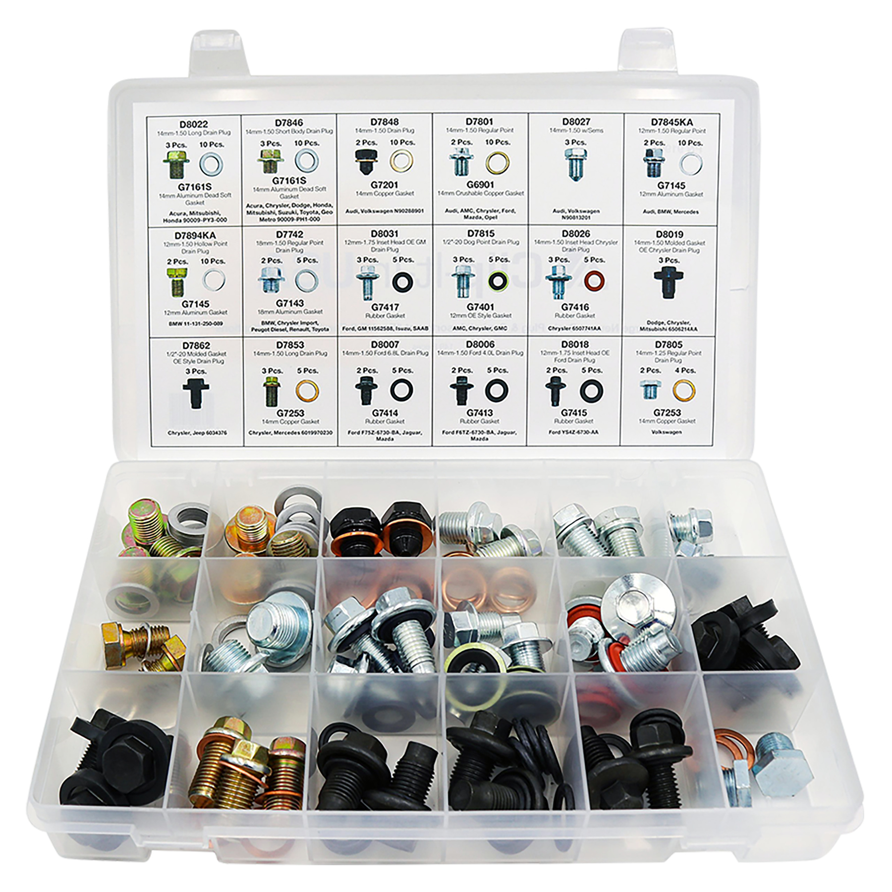 Newest Drain Plug & Gasket Assortment 149 Pieces - Miscellaneous