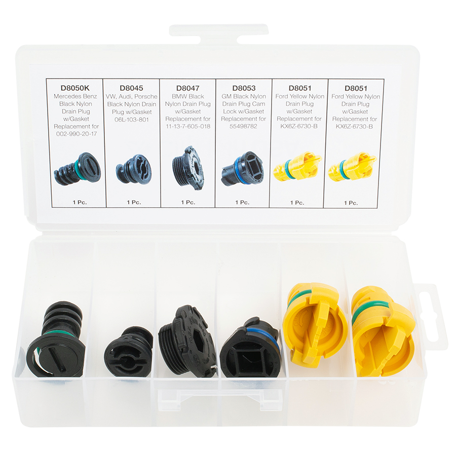 Nylon Drain Plug Kit 6 Pieces - Miscellaneous