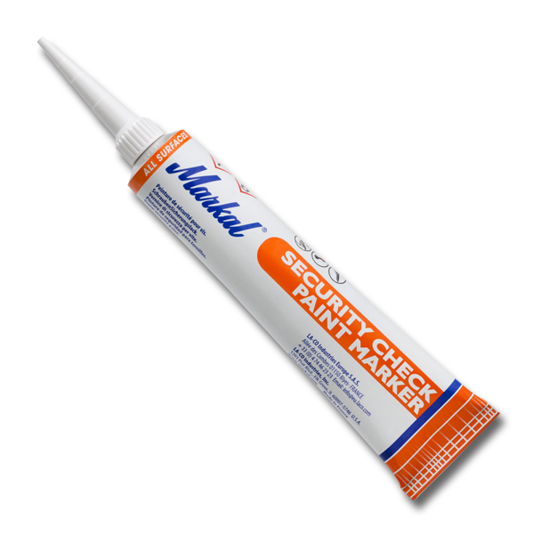Markal Security Check Paint Marker White - Chemicals