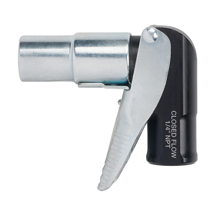 Lock N Flate Closed 90 Degree Air Chuck - Valve Hardware and Accessories