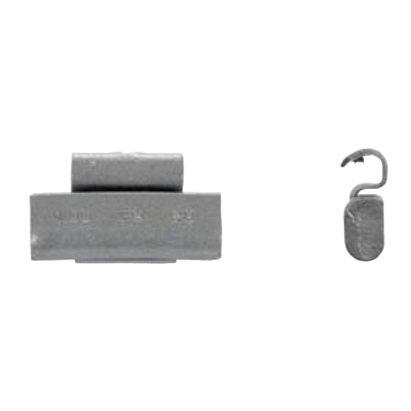 Steel Wheel Weight 2.25 oz. MC Type Coated 25/Box - Knock-On - Steel