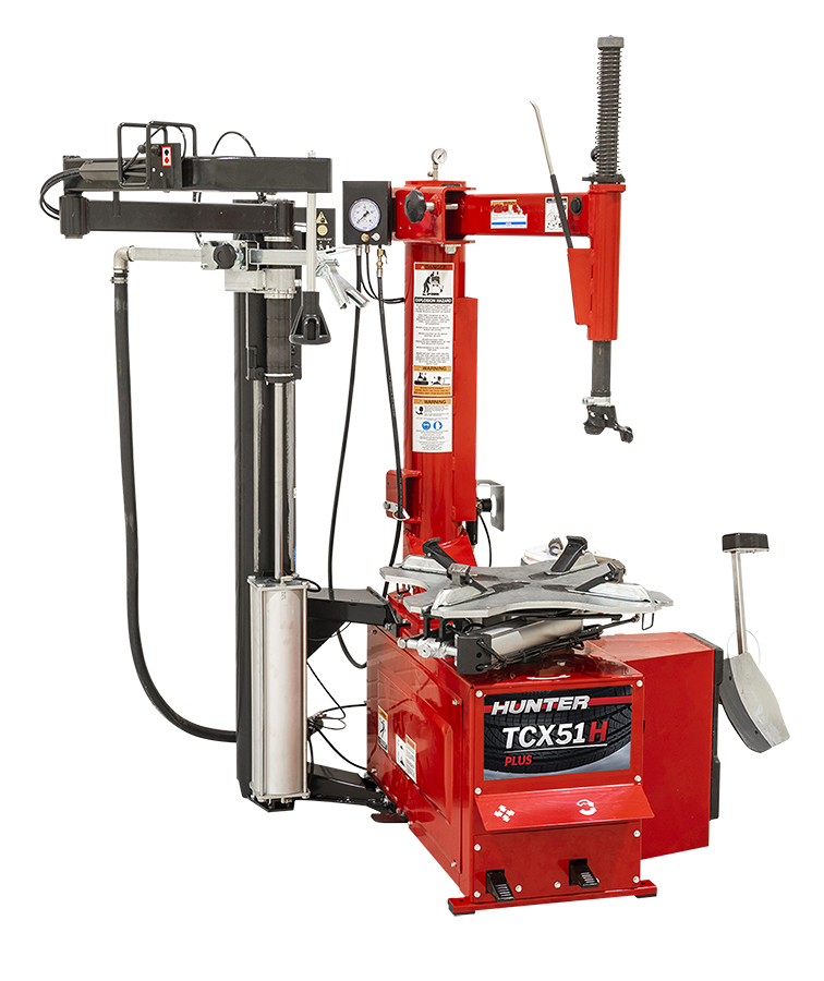 Hunter Tire Changer Wide Body With FastBlast and Bead Press Arm - Passenger