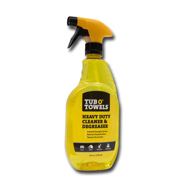 Tub O' Towels Heavy Duty Cleaner & Degreaser 24oz Spray - Chemicals